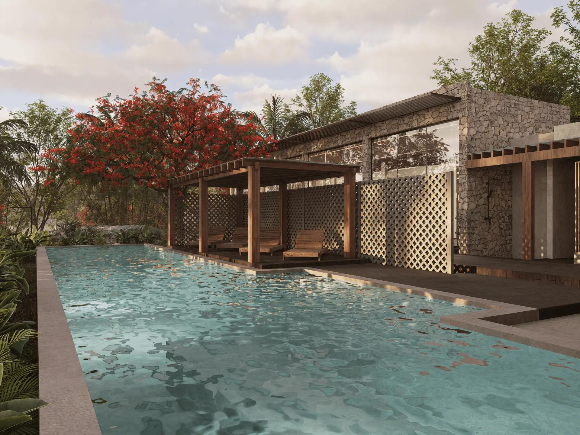 Baaxal Pool Area