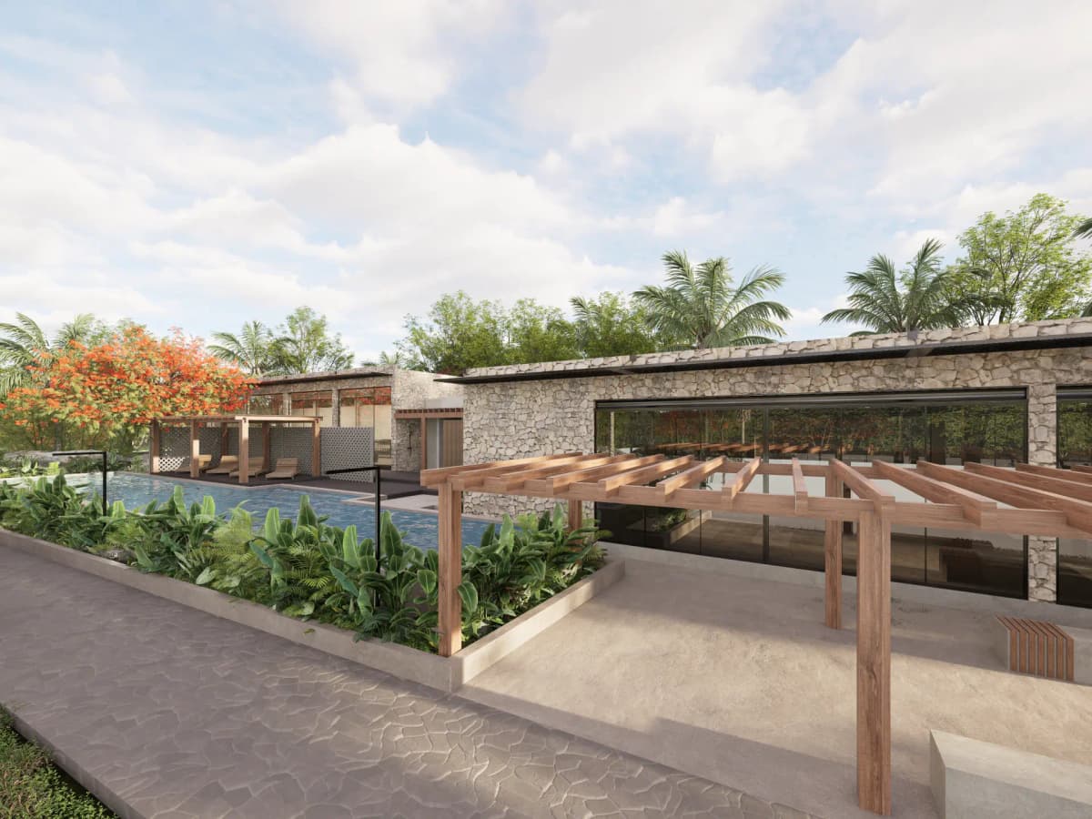 Aerial View of Villa Armonia